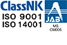 ClassNK ISO9001,ISO14001